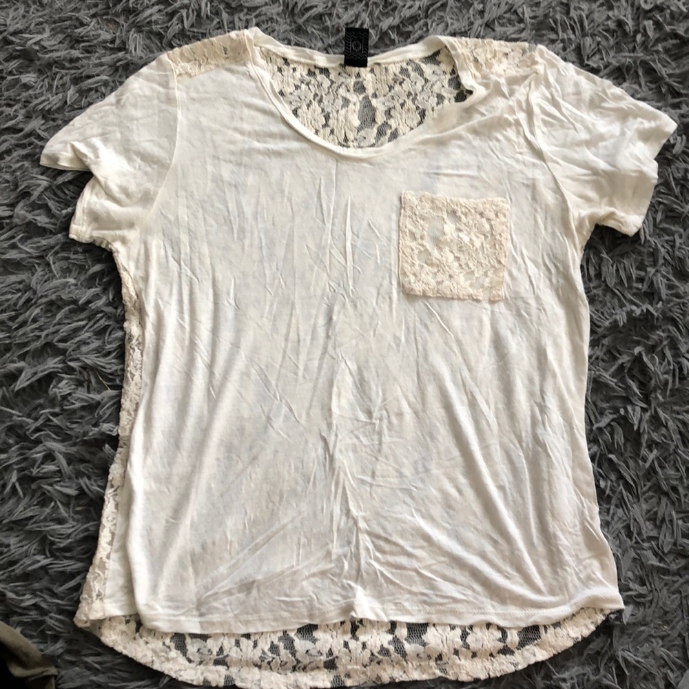 lace detailed blouse